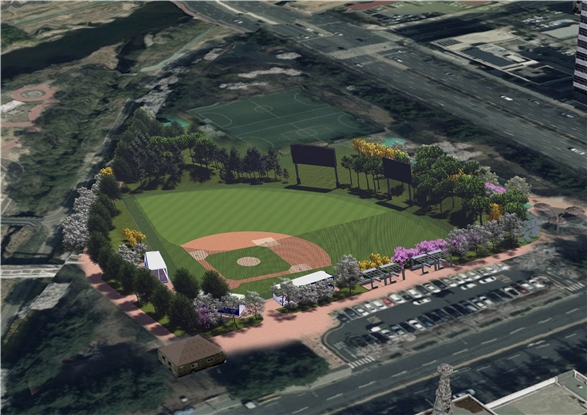 황새울체육공원 체육시설 조성사업