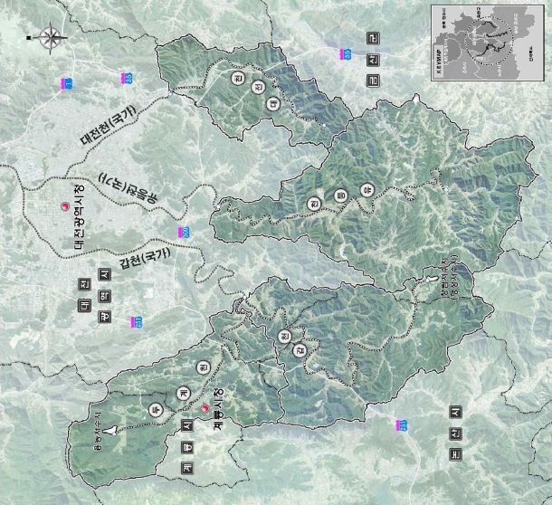 갑천(지방)권역 하천기본계획